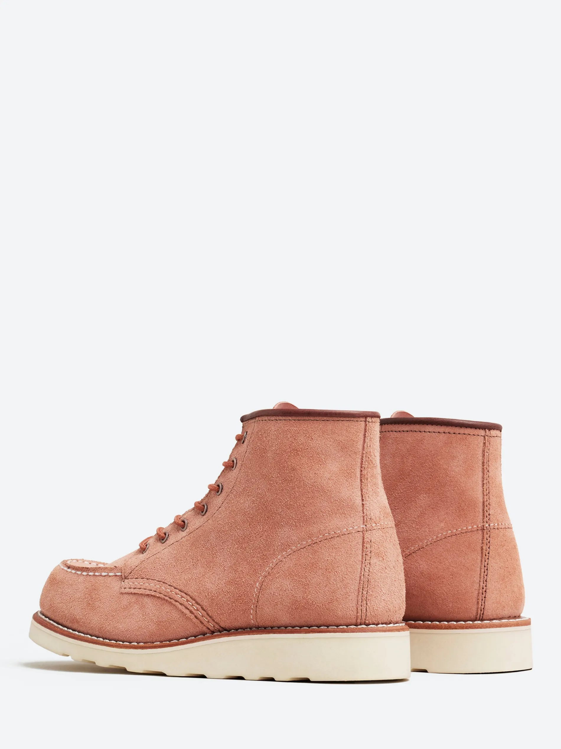 Red Wing - Women's 6" Classic Moc in Cream Abilene Leather