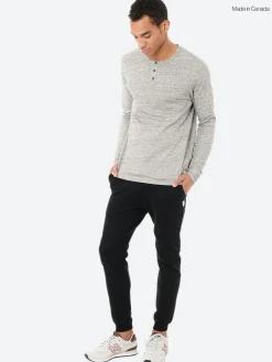 Reigning Champ - Men's Slim Sweatpant in Black