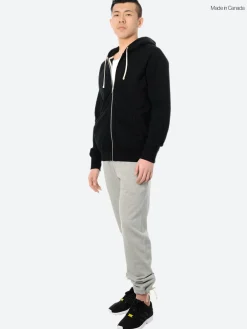 Reigning Champ - Midweight Terry Full Zip Hoodie in Black