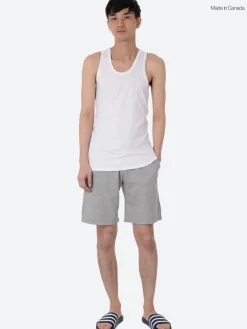 Reigning Champ - Ringspun Jersey Tank Top in White