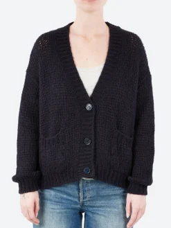 Roberto Collina - Alpaca Cardigan in Navy