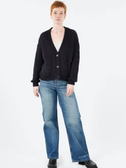 Roberto Collina - Alpaca Cardigan in Navy