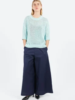 Roberto Collina - Boxy T-Shirt in Acqua