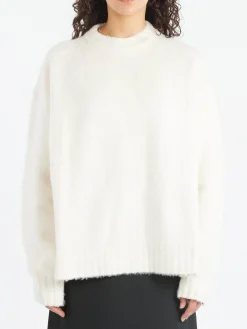 Roberto Collina - Brushed Over Sweater in Ecru