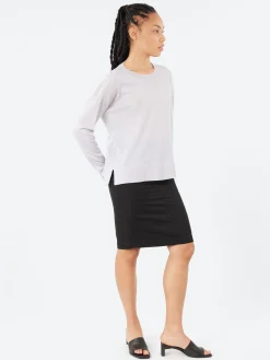 Roberto Collina - Long Sleeve Crewneck in Grigio