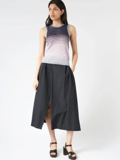 Roberto Collina - Ombré Tank Top in Lilac/Navy