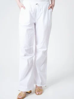 Roberto Collina - Parachute Pants in Bianco