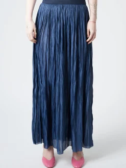 Roberto Collina - Pleated Skirt in Navy