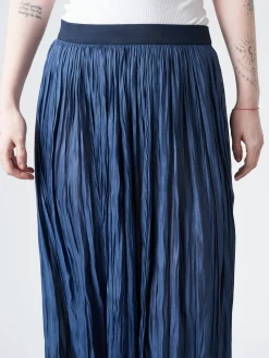 Roberto Collina - Pleated Skirt in Navy