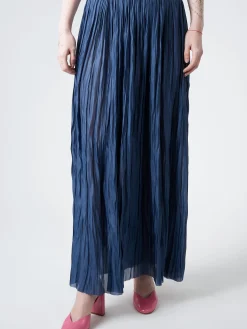 Roberto Collina - Pleated Skirt in Navy