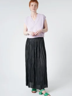 Roberto Collina - Pleated Skirt in Nero