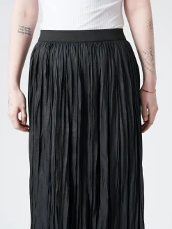 Roberto Collina - Pleated Skirt in Nero