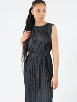 Roberto Collina - Plissé Dress in Nero