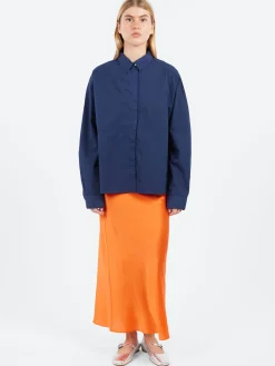 Roberto Collina - Silk Slip Skirt in Corallo