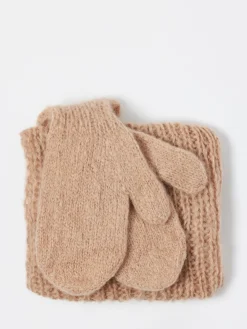 Rosa Mosa - Mittens Scarf in Camel