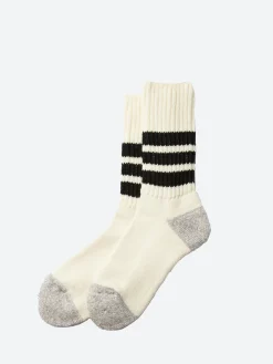 ROTOTO - Oldschool Crew Sock in Black
