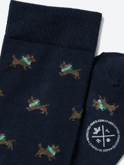 Royalties - Albert Socks in Marine