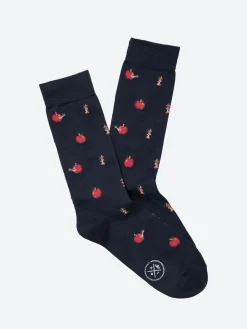 Royalties Paris - Adam Apple Socks in Marine