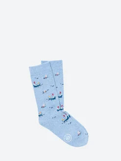 Royalties Paris - Canoe Socks in Ciel