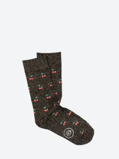 Royalties Paris - Cherry Socks in Nero