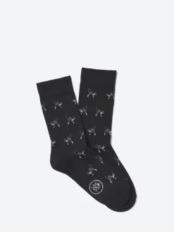 Royalties Paris - Koko Cat Socks in Jais