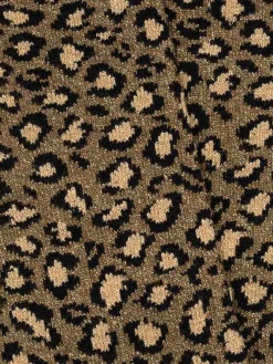 Royalties Paris - Lea Leopard Socks in Kaki