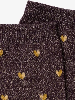 Royalties Paris - Love Socks in Aubergine