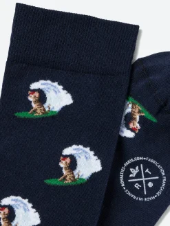 Royalties Paris - Moebus Socks in Marine
