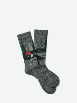 Royalties Paris - Noe Chalet Socks in Vert