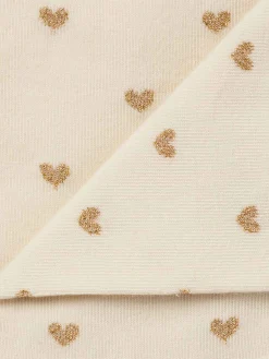 Royalties Paris - Suzie Heart Sock in Or/Pink