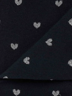 Royalties Paris - Suzie Heart Sock in Argent (Silver)