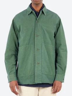 Sage de Cret - CO/HEMP Weather Shirt Jacket in Olive