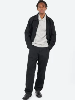 Sage de Cret - CO/LI Denim Peg Top Pants in Black