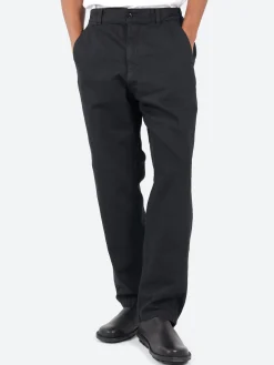 Sage de Cret - CO/LI Denim Peg Top Pants in Black