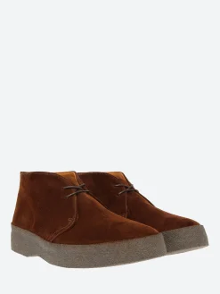 Sanders - Hi Top Chukka Boot in Polo Snuff Suede