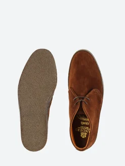 Sanders - Hi Top Chukka Boot in Polo Snuff Suede