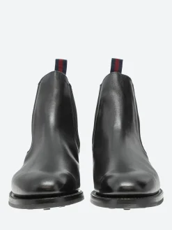 Sanders - Liam Chelsea Boot in Black Calf