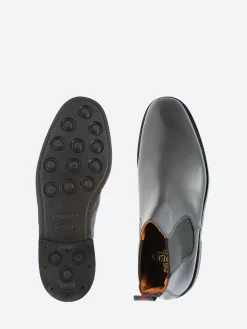 Sanders - Liam Chelsea Boot in Black Calf