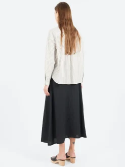 Sarahwear - Boyfriend Shirt in Ivory Stripe