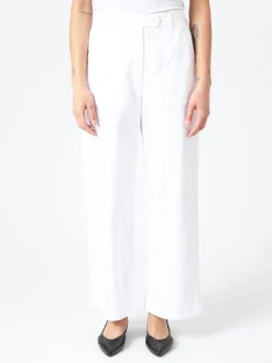 Sarahwear - Carole Cotton Twill Pant in White