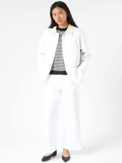 Sarahwear - Carole Cotton Twill Pant in White