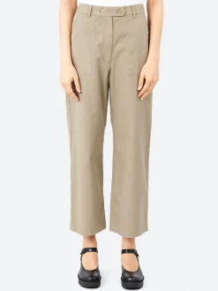 Sarahwear - Carole Cotton Twill Pant in Sand
