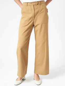 Sarahwear - Carole Cotton Twill Pant in Beige