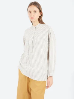 Sarahwear - Carpenter Shirt in Ivory Stripe