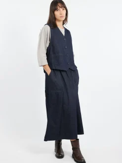 Sarahwear - Denim Painter Skirt in Indigo