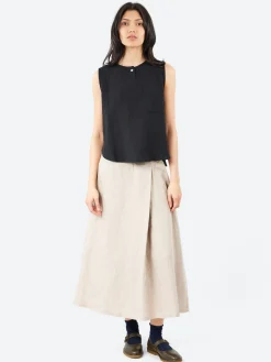 Sarahwear - Fake Wrap Skirt in Ecru