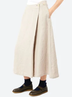 Sarahwear - Fake Wrap Skirt in Ecru