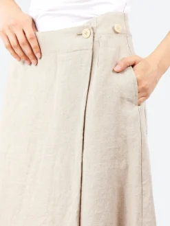 Sarahwear - Fake Wrap Skirt in Ecru