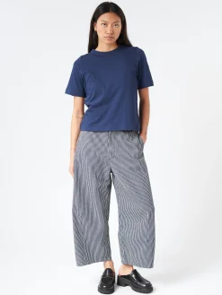 Sarahwear - Jayne Linen T-Shirt in Navy