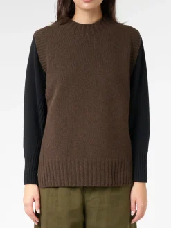 Sarahwear - Knit Vest in Dark Brown